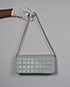 East West Chocolate Bar Flap Bag, back view
